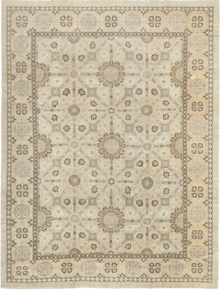 Vintage Style Arts and Crafts Rug D5381