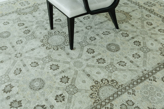 Vintage Style Arts and Crafts Rug D5381