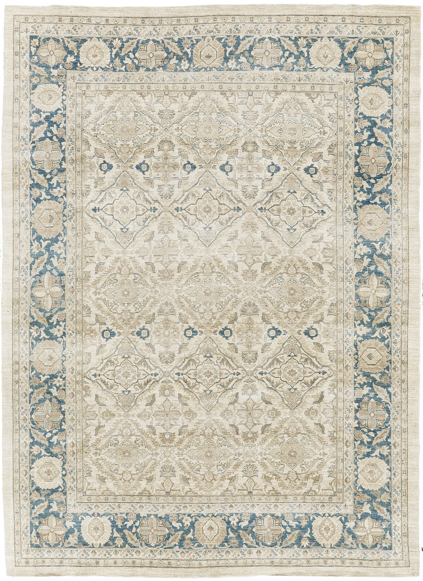 Vintage Style Mahal Panel Revival Rug