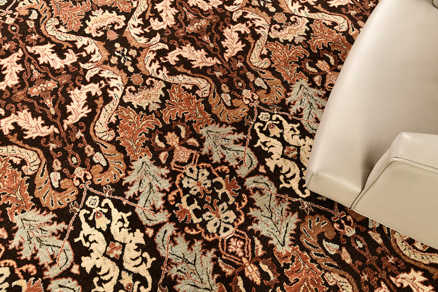 Natural Dye Transitional Design Rug