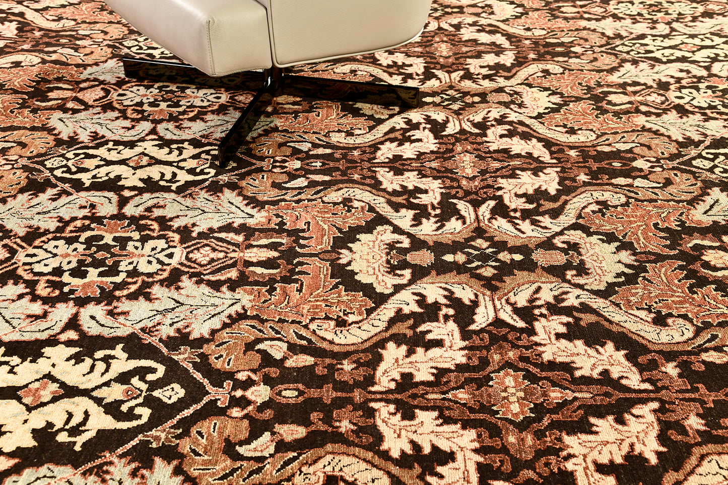 Natural Dye Transitional Design Rug