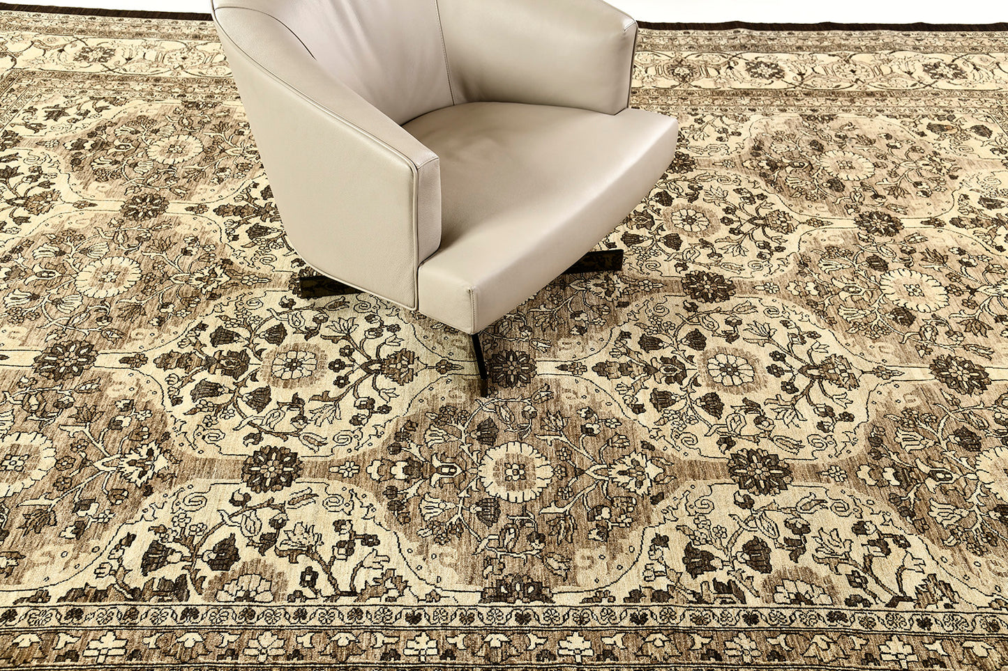 Vintage Style Tabriz Revival Rug