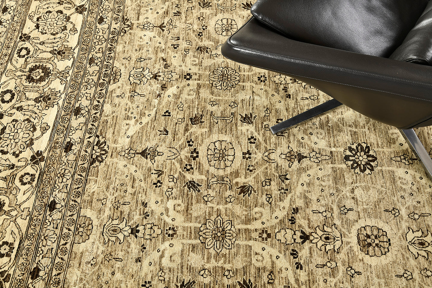 Vintage Style Tabriz Revival Rug