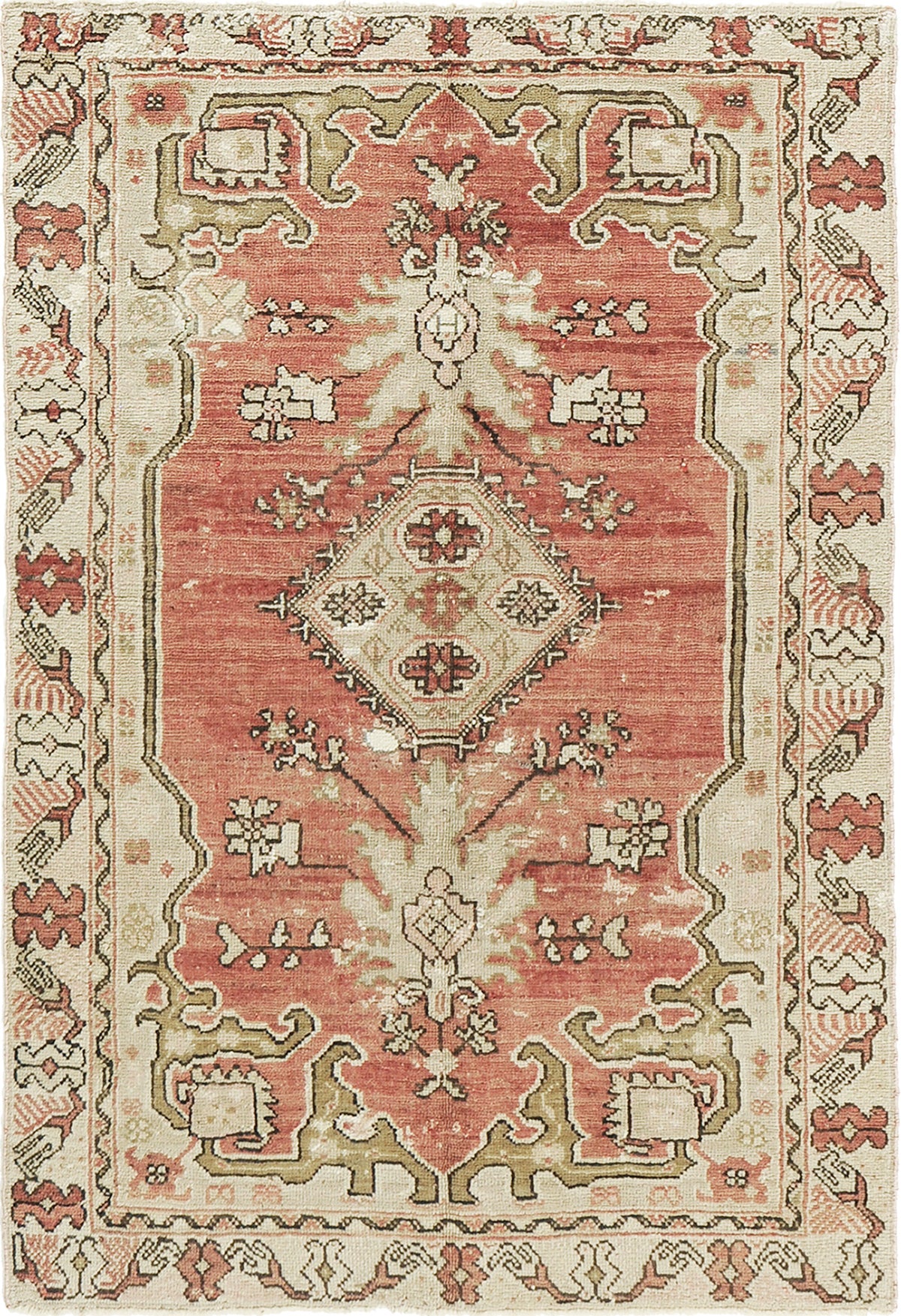 Vintage Turkish Anatolian Rug - hand-knotted in Turkey - one-of-a-kind handmade area rug [#90]