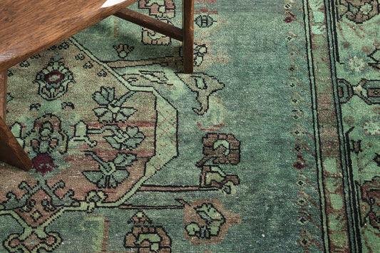 Overdyed Vintage Turkish Rug