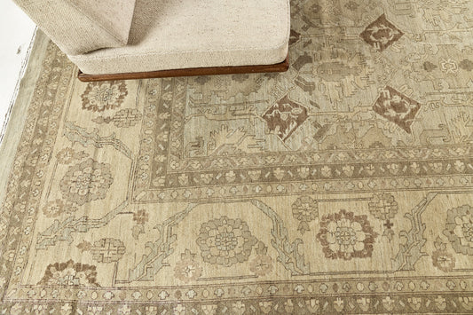 Vintage Style Bakhshaish Design Rug D5415