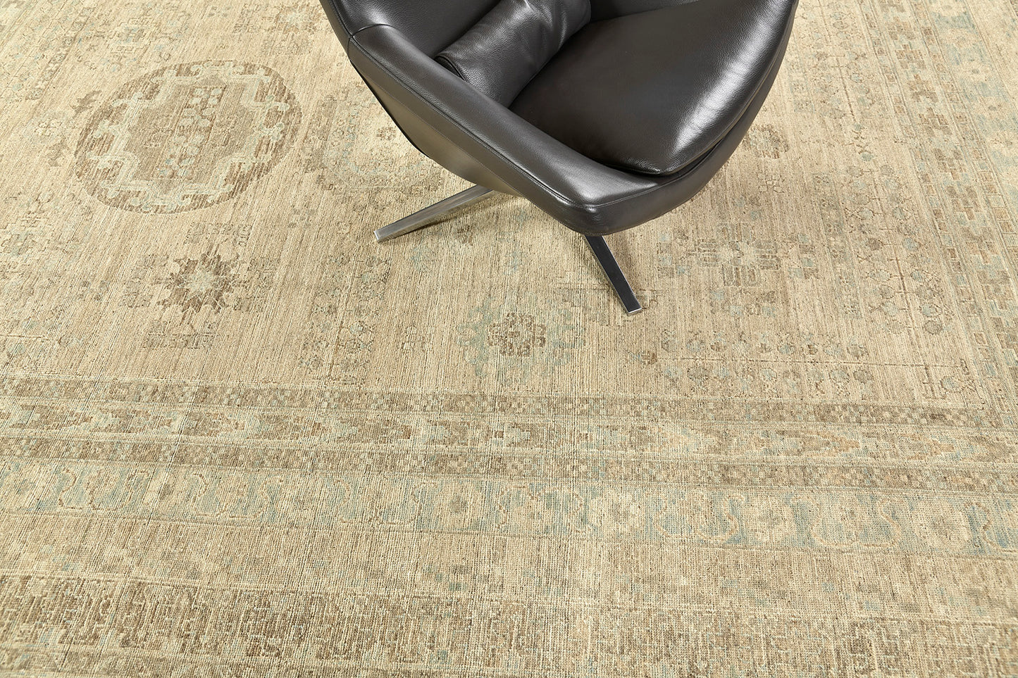 Vintage Style Khotan Revival Rug