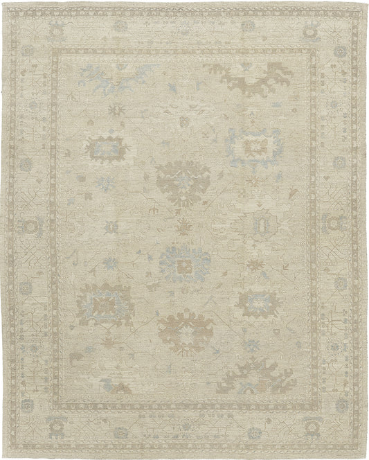 Vintage Style Oushak Design Rug D5123