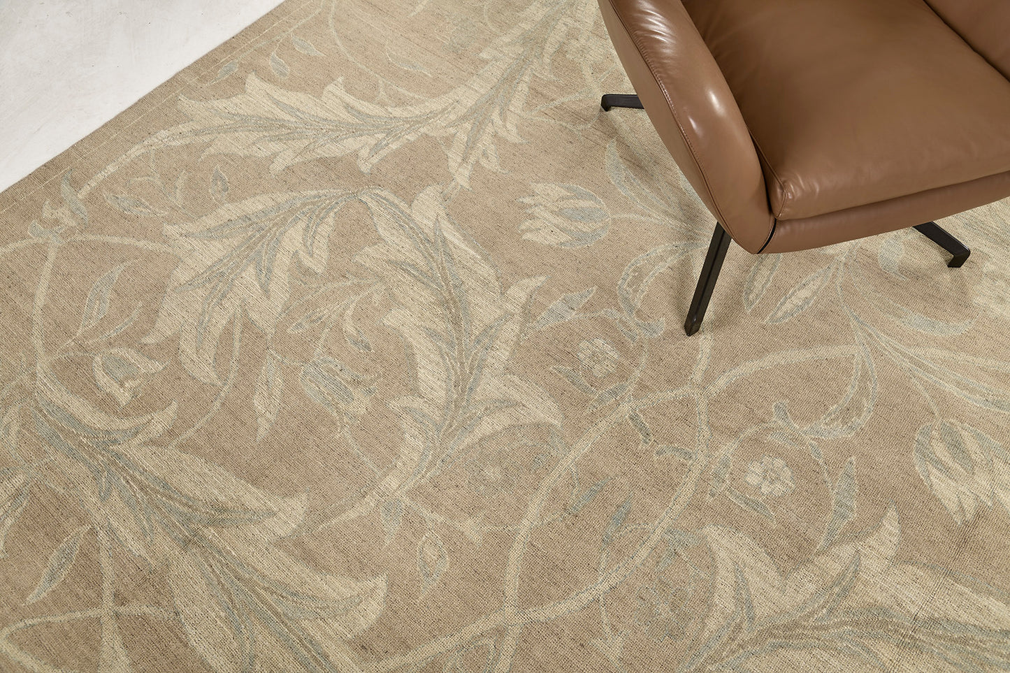 Vintage Style William Morris Design Rug