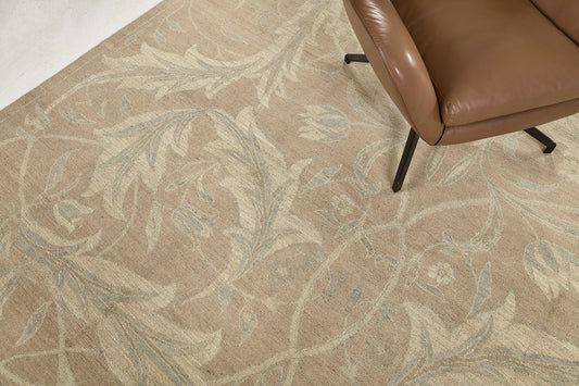 Vintage Style William Morris Design Rug