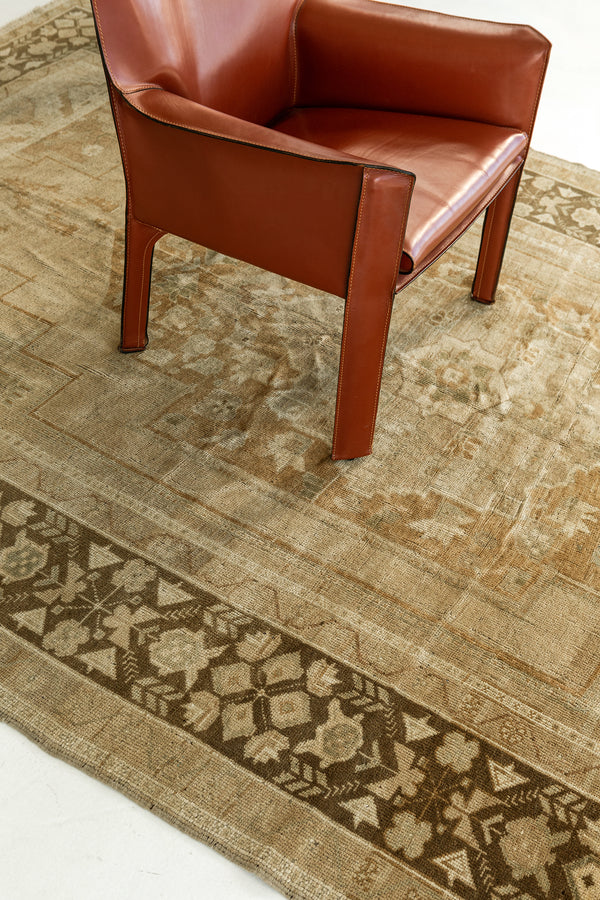 Vintage Turkish Anatolian Kars Rug - hand-knotted in Turkey - styled in room setting [#5]