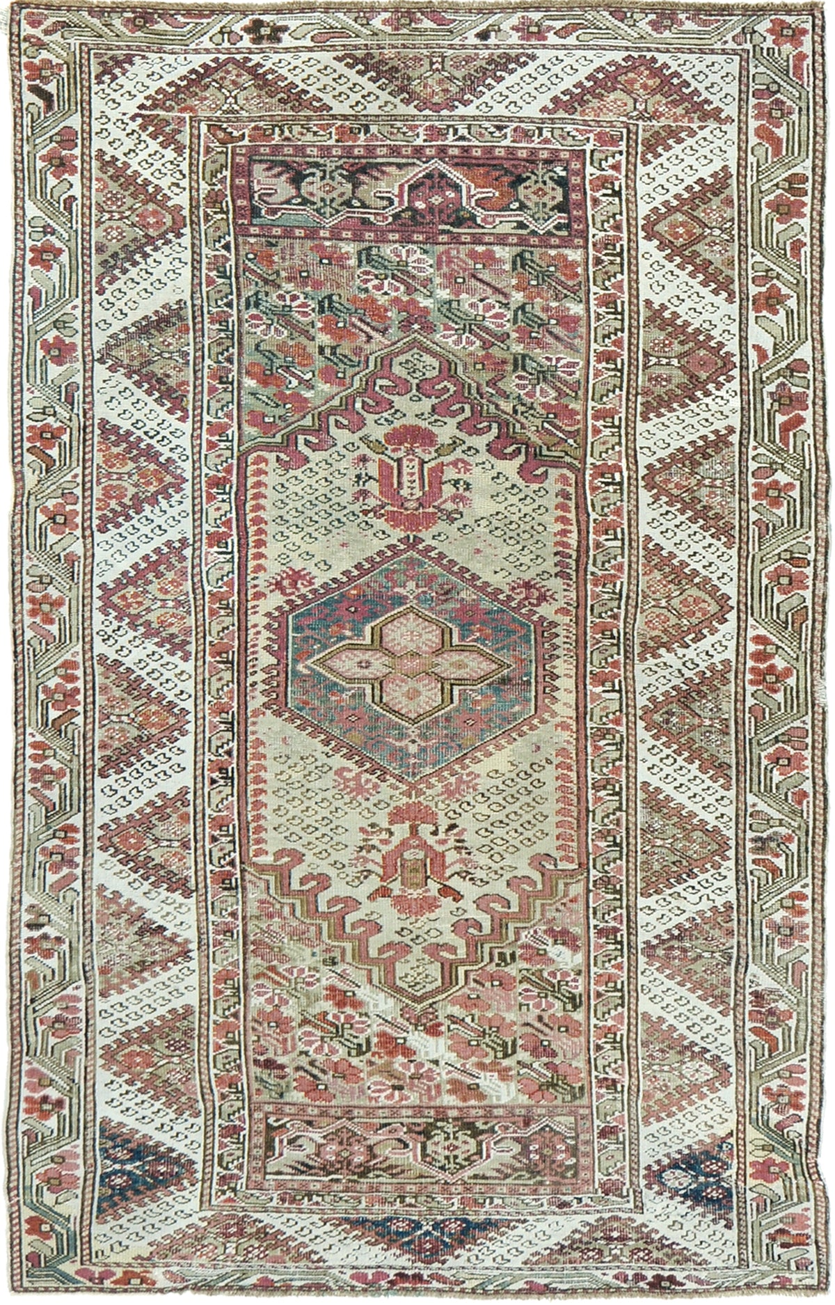 Vintage Turkish Anatolian Rug - hand-knotted in Turkey - one-of-a-kind handmade area rug [#86]