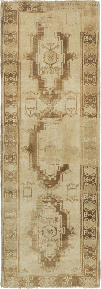 Vintage Turkish Anatolian Runner - hand-knotted in Turkey - one-of-a-kind handmade area rug [#19]