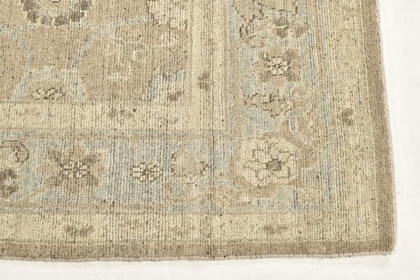 Vintage Style Varamin Design Runner Safira - narrow runner - detailed border and fringe