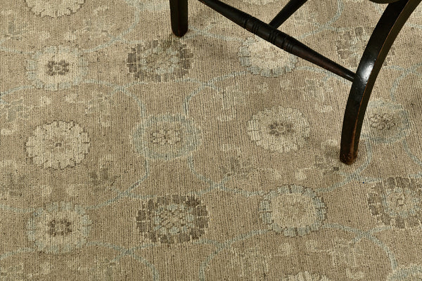 Vintage Style Varamin Design Runner Safira - narrow runner - styled in room setting