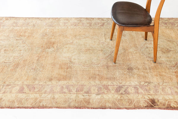 Vintage Turkish Anatolian Runner - hand-knotted in Turkey - styled in room setting [#18]