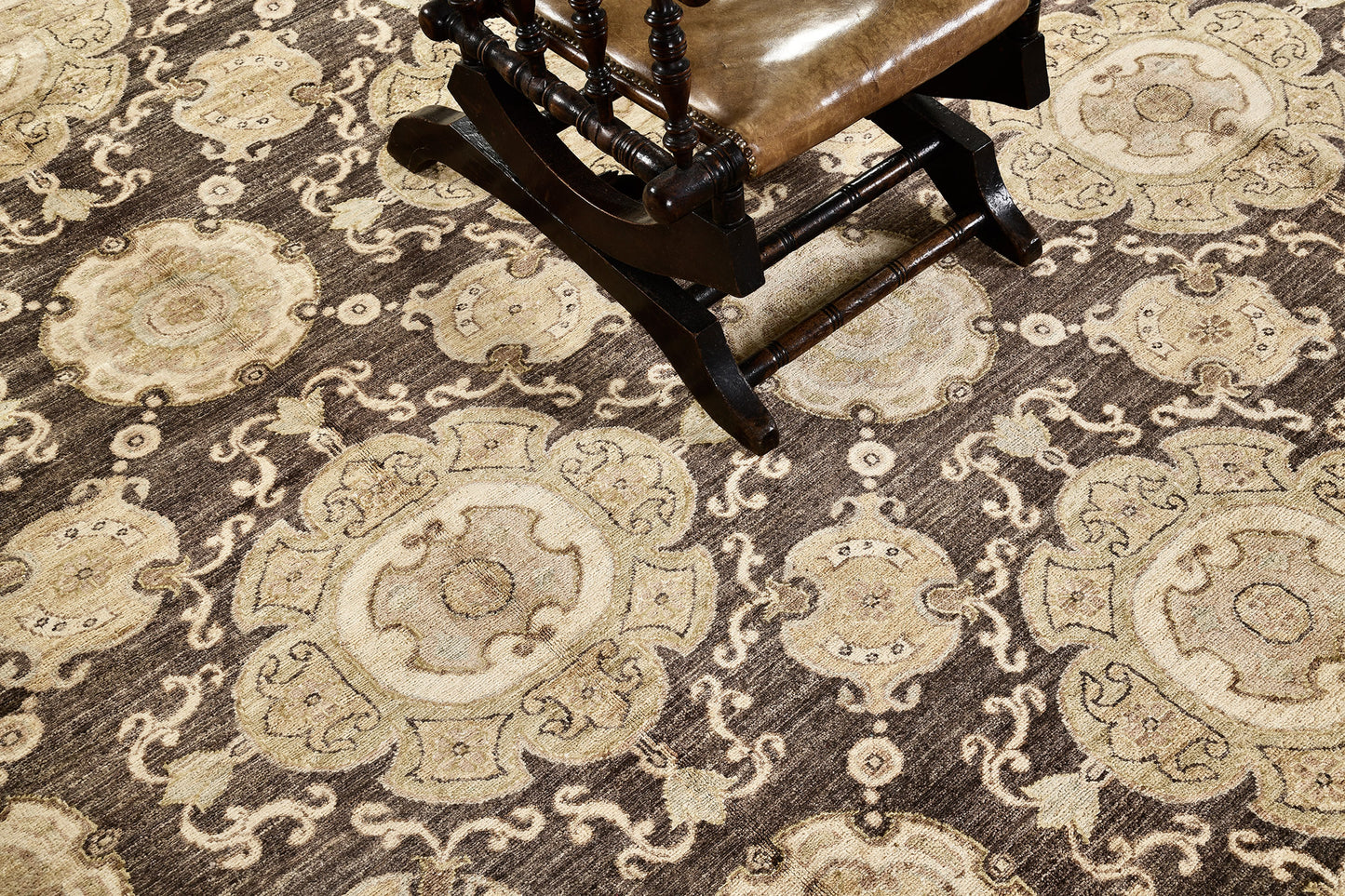 Natural Dye Spanish Design Rug D5542