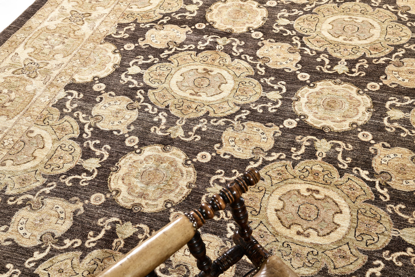 Natural Dye Spanish Design Rug D5542