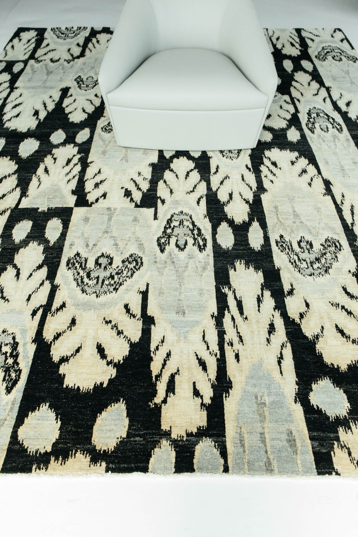 Ikat Design Rug Zanda
