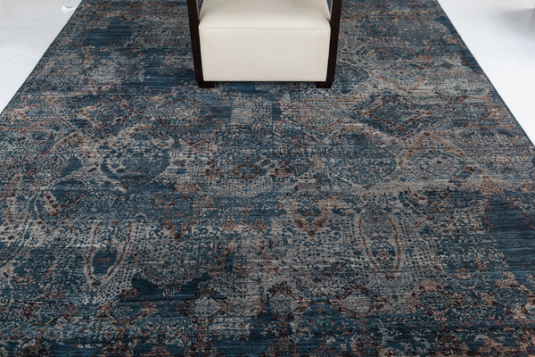 Transitional Design Rug Allure Fiore - styled in room setting [#4]
