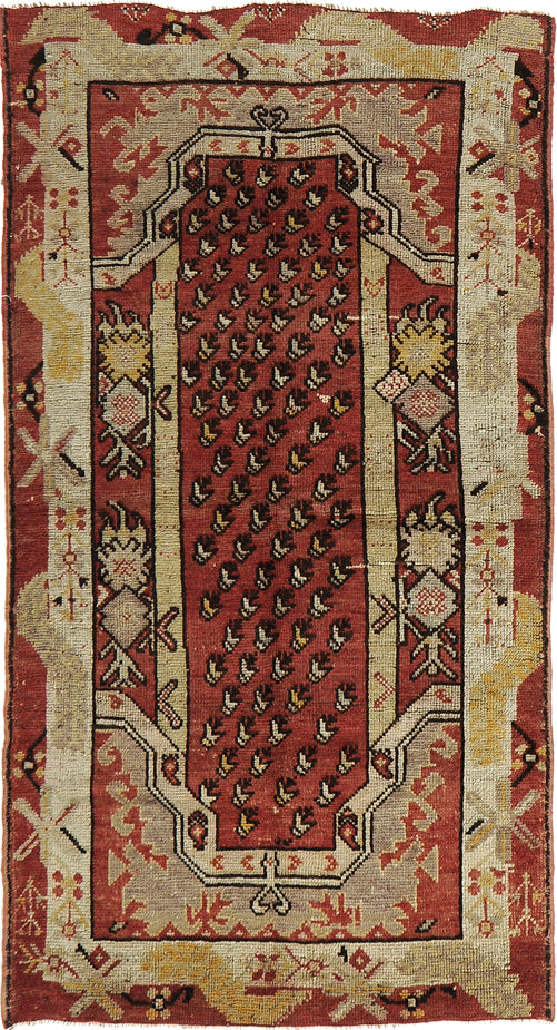 Vintage Turkish Anatolian Rug - hand-knotted in Turkey - one-of-a-kind handmade area rug [#111]