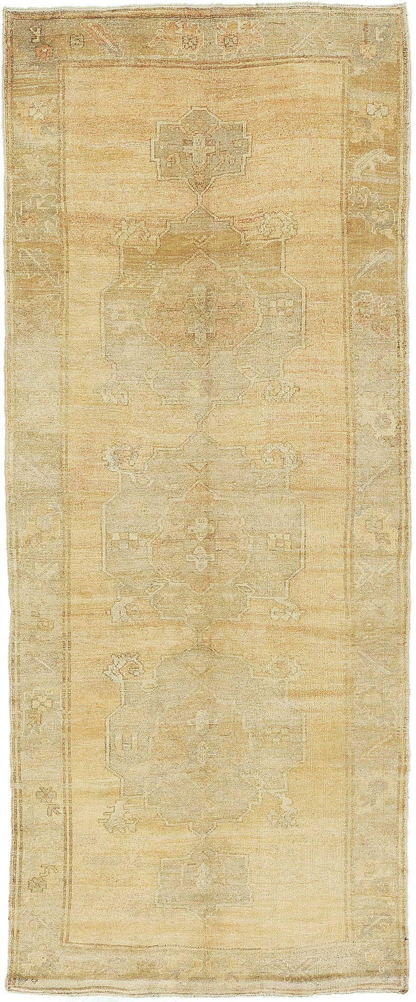 Vintage Turkish Anatolian Runner - hand-knotted in Turkey - one-of-a-kind handmade area rug [#16]