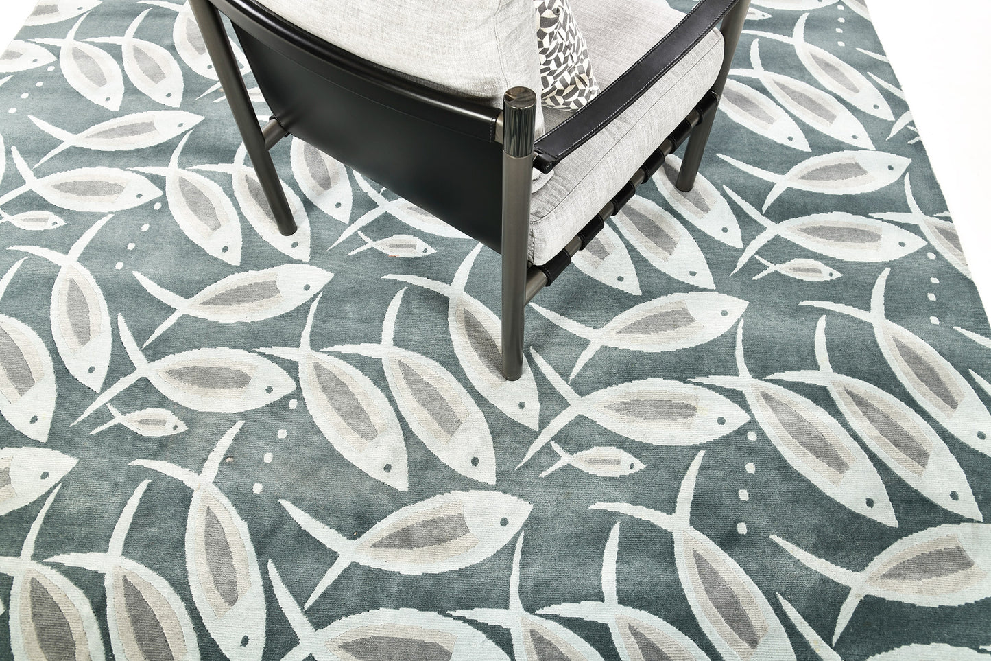 Modern Design Fish Design Rug
