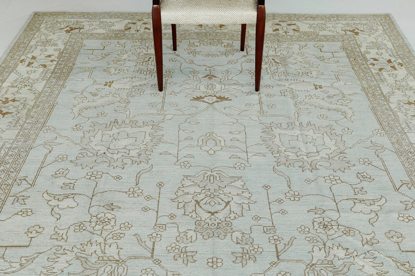 Vintage Style Oushak Revival Rug