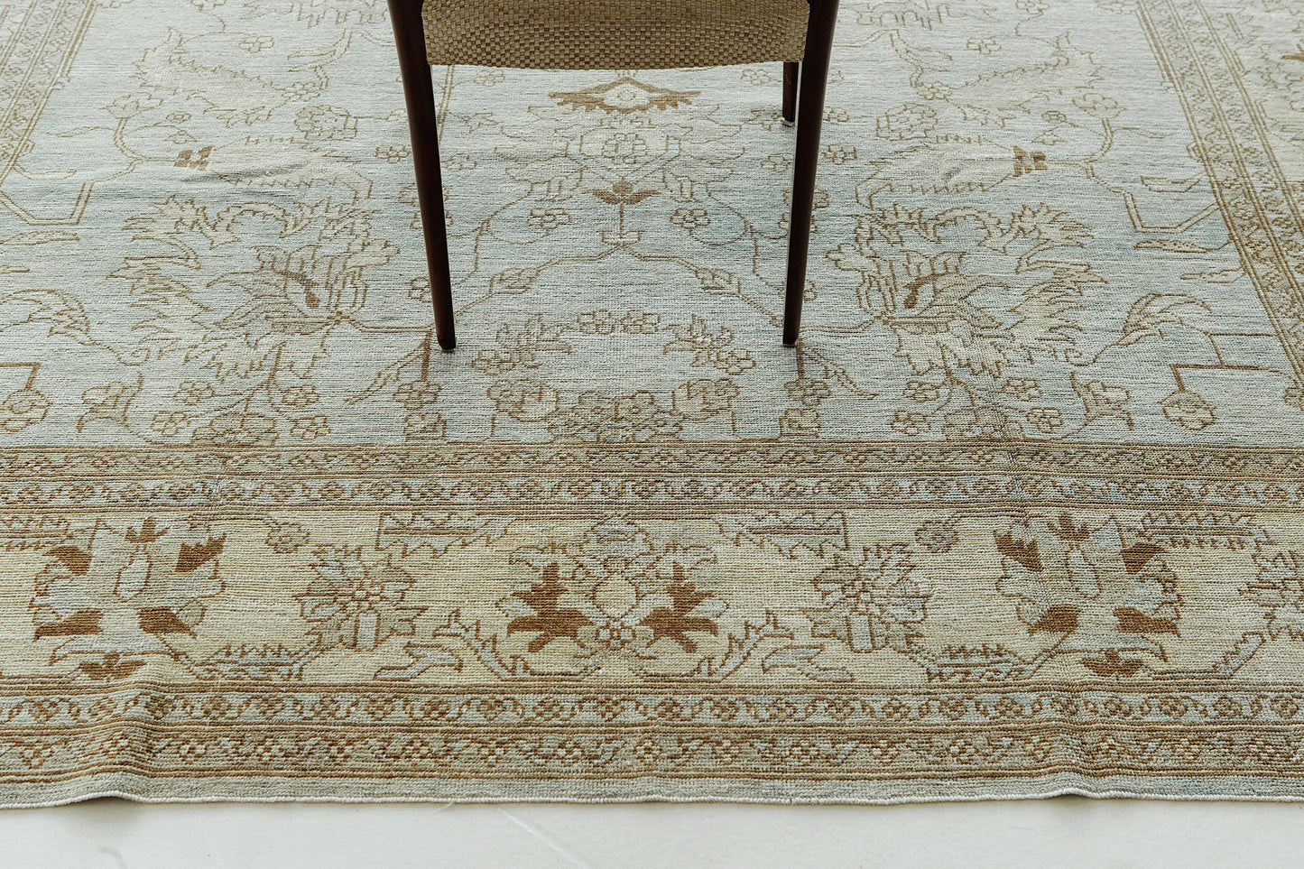 Vintage Style Oushak Revival Rug