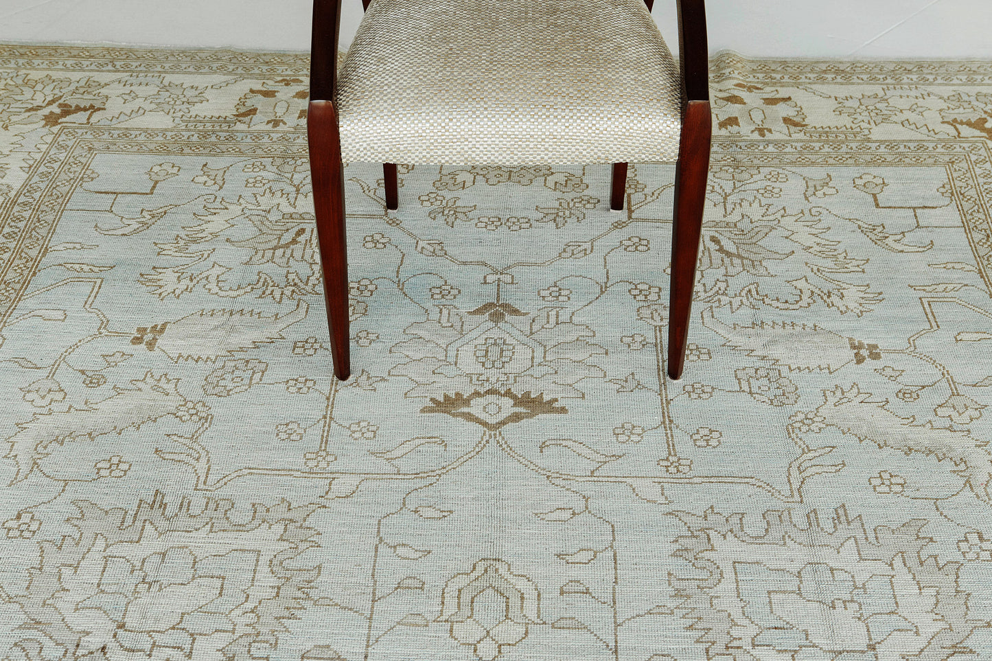 Vintage Style Oushak Revival Rug