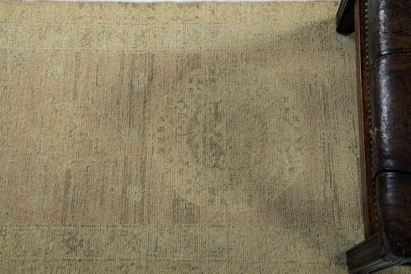 18th Century Khotan Design Revival Runner - 18th-century, East Turkestan Khotan - styled in room setting [#5]