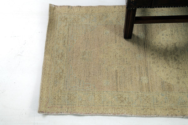 18th Century Khotan Design Revival Runner - 18th-century, East Turkestan Khotan - detailed border and fringe [#5]