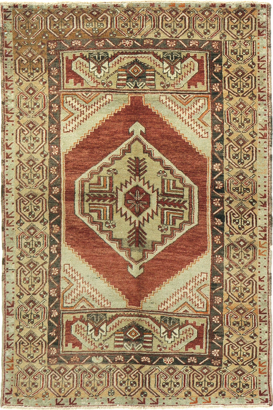 Vintage Turkish Anatolian Rug