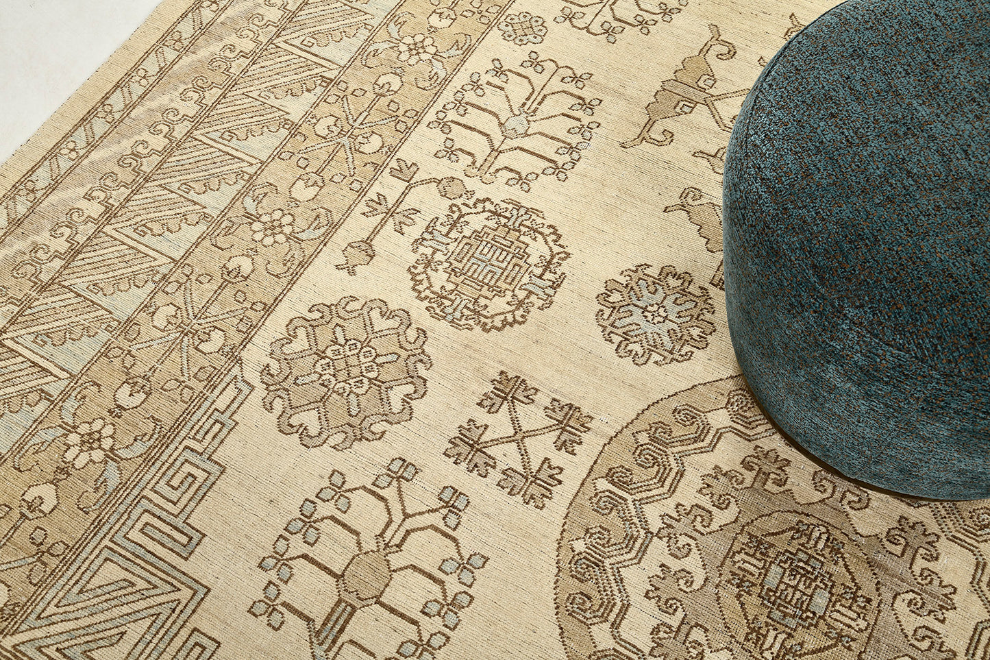 Vintage Style Khotan Design Rug D5582 Safira