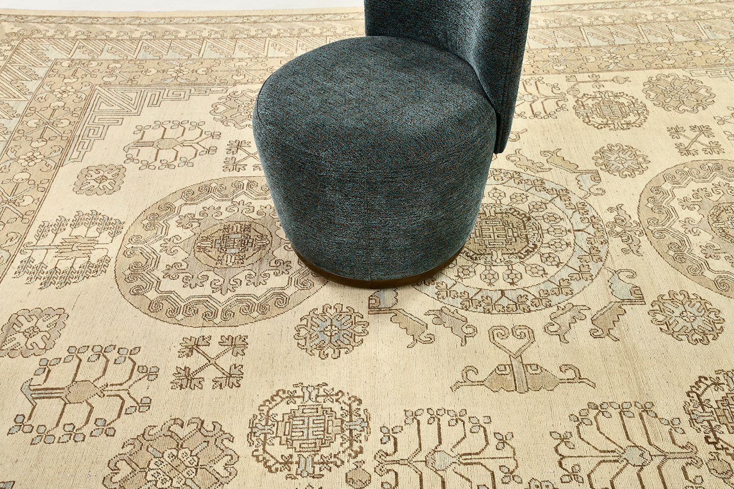Vintage Style Khotan Design Rug D5582 Safira