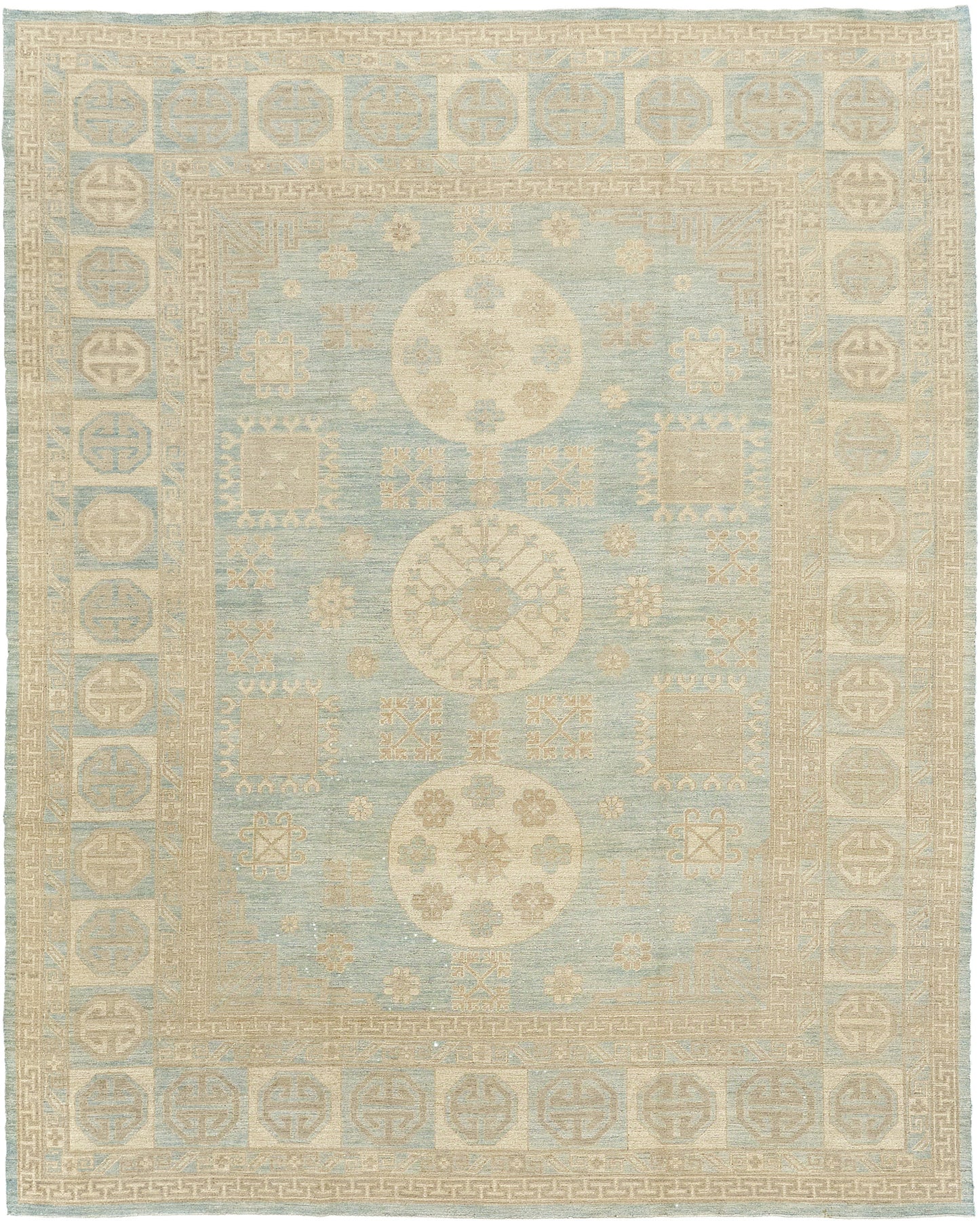 Vintage Style Khotan Revival Rug