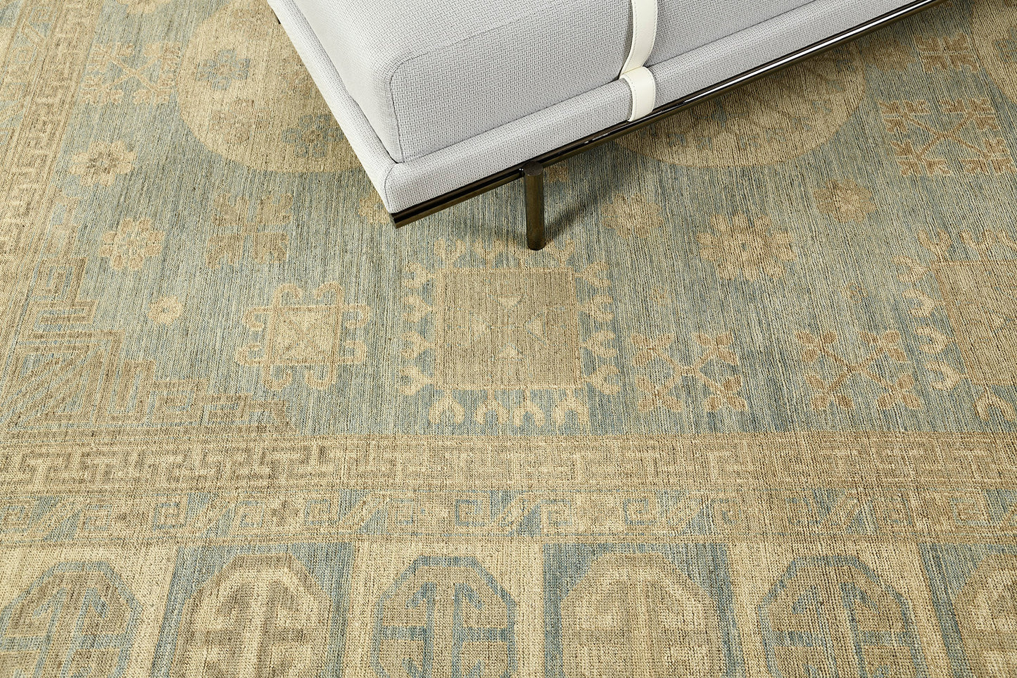 Vintage Style Khotan Revival Rug