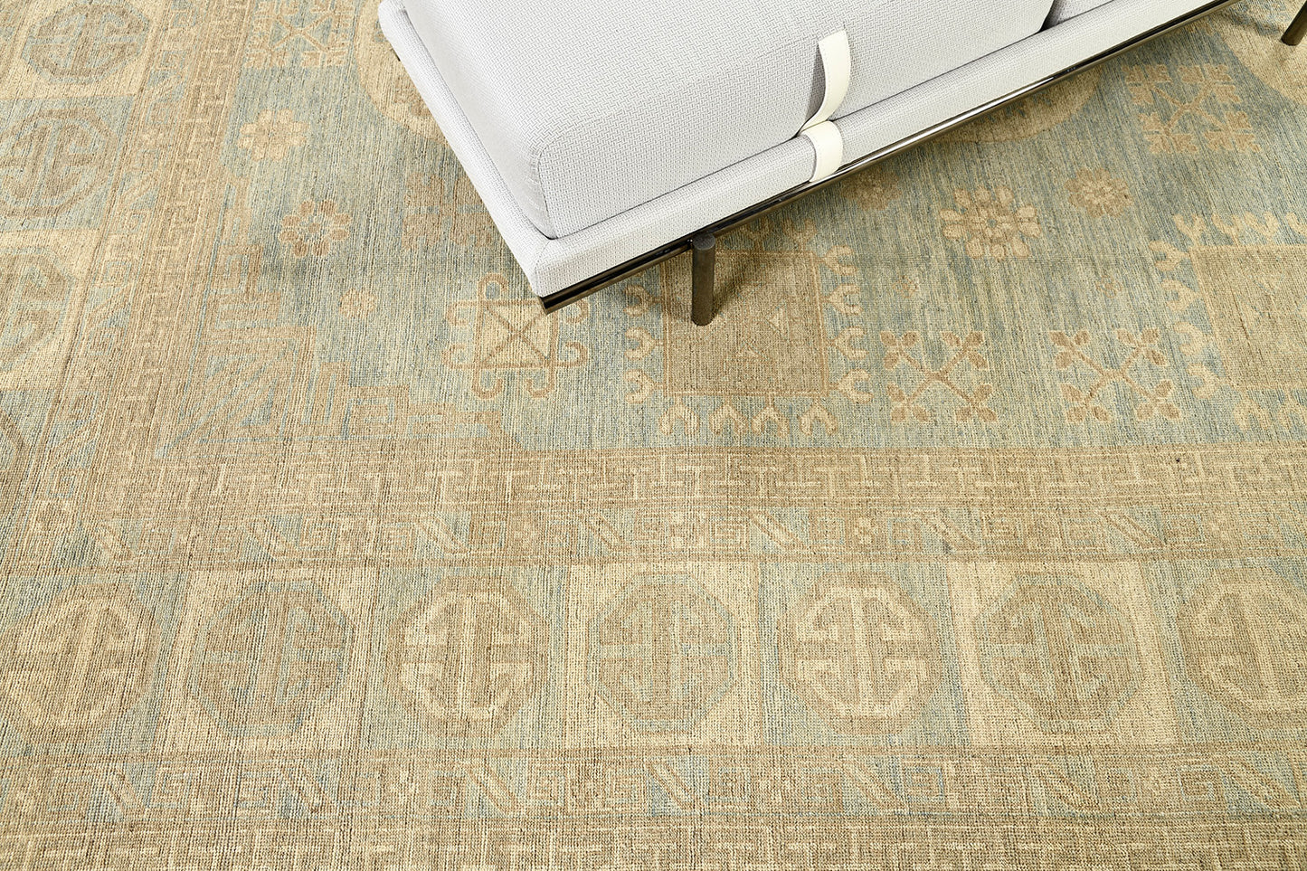 Vintage Style Khotan Revival Rug