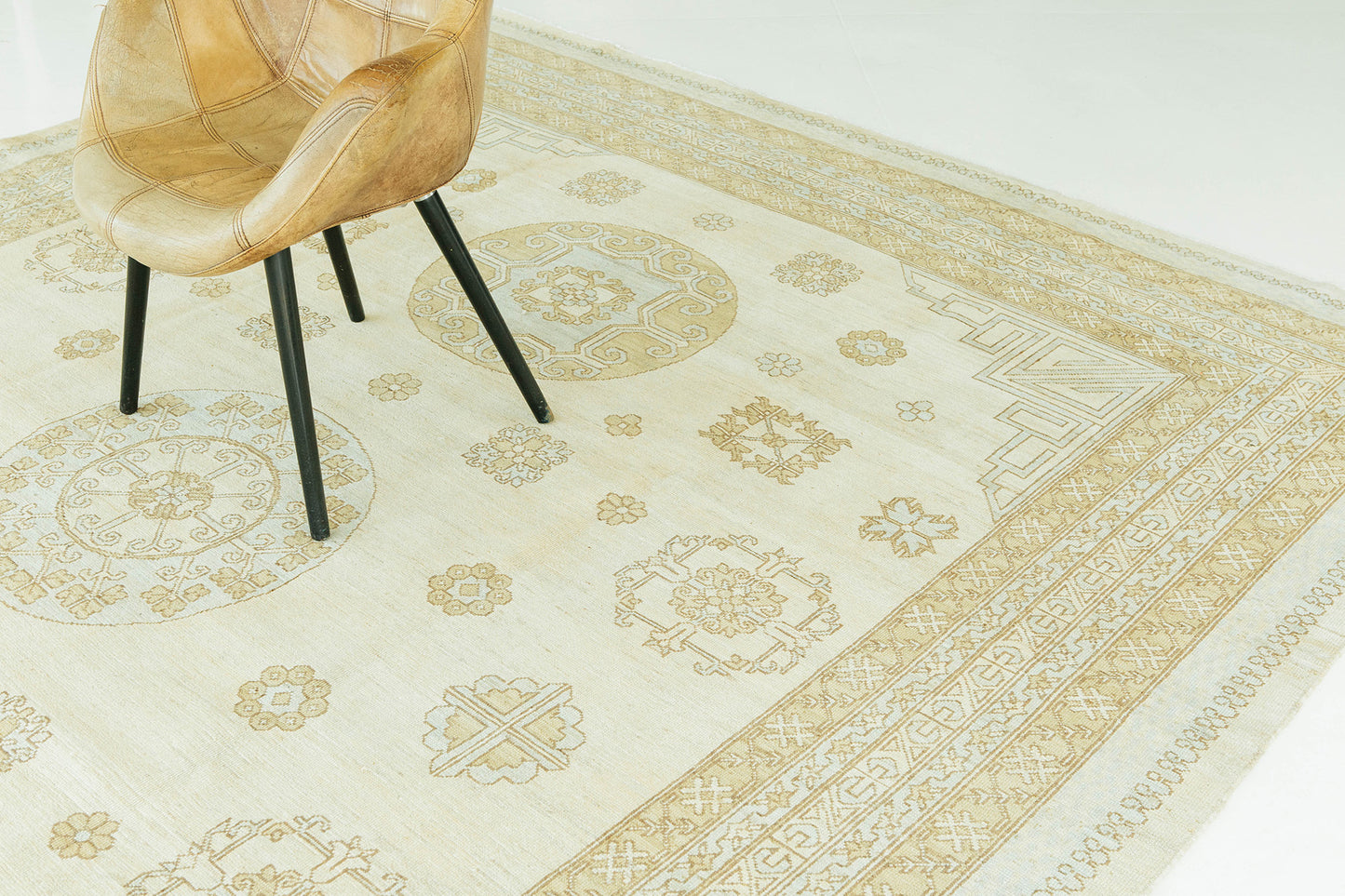 Vintage Style Khotan Revival Rug