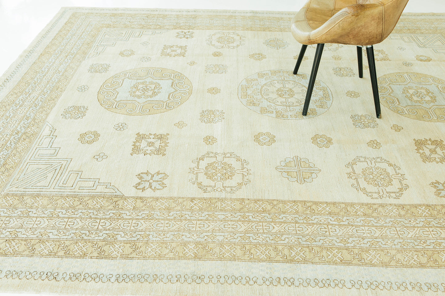 Vintage Style Khotan Revival Rug