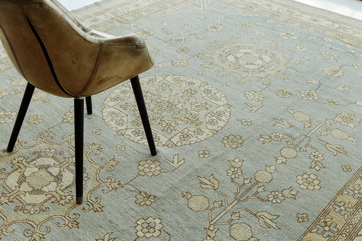 Vintage Style Khotan Revival Rug