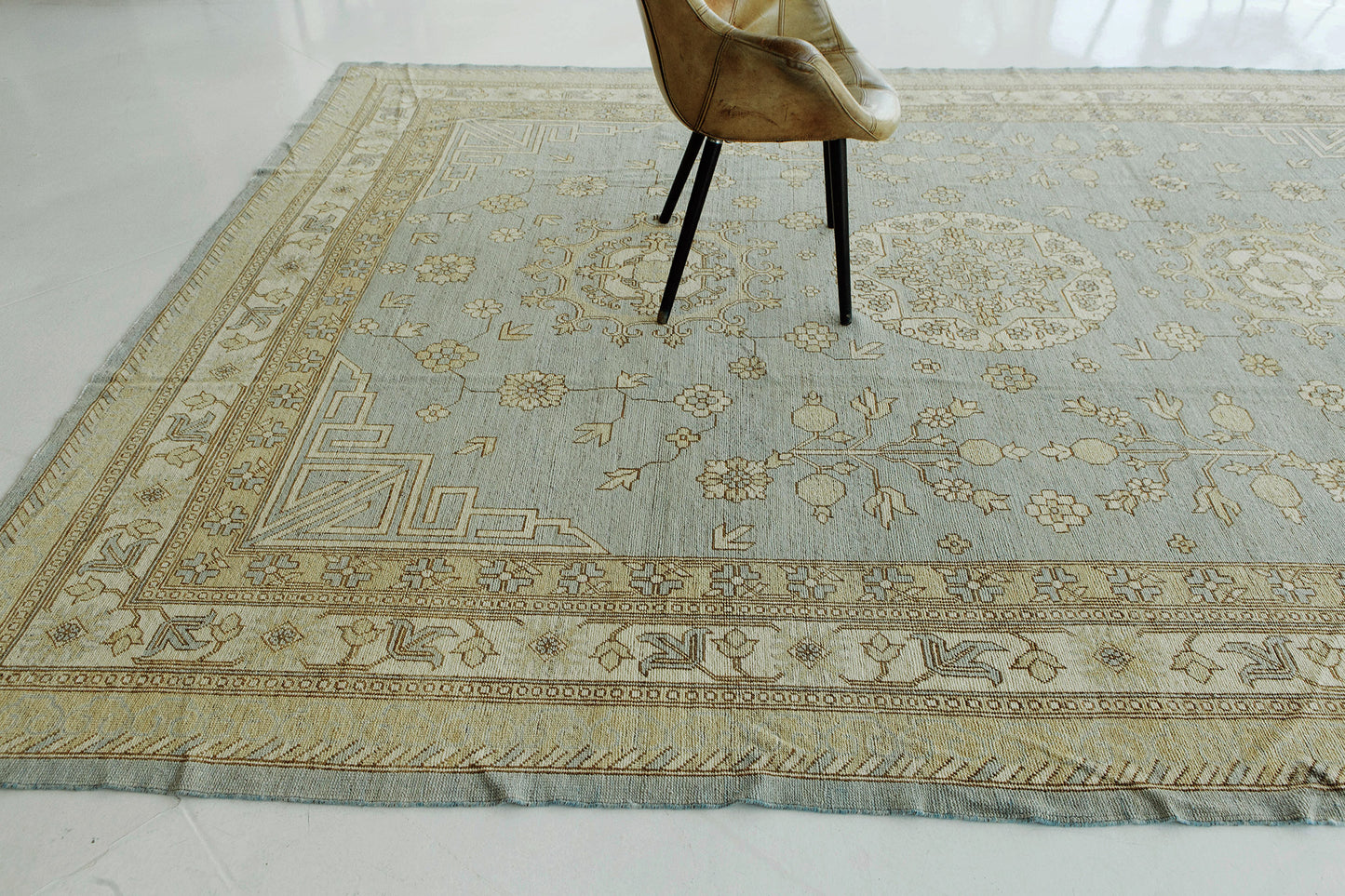 Vintage Style Khotan Revival Rug