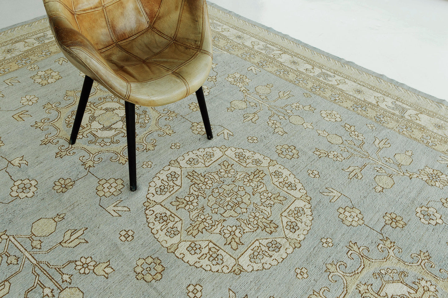 Vintage Style Khotan Revival Rug