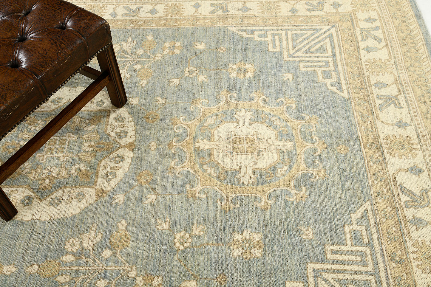 Vintage Style Khotan Revival Rug