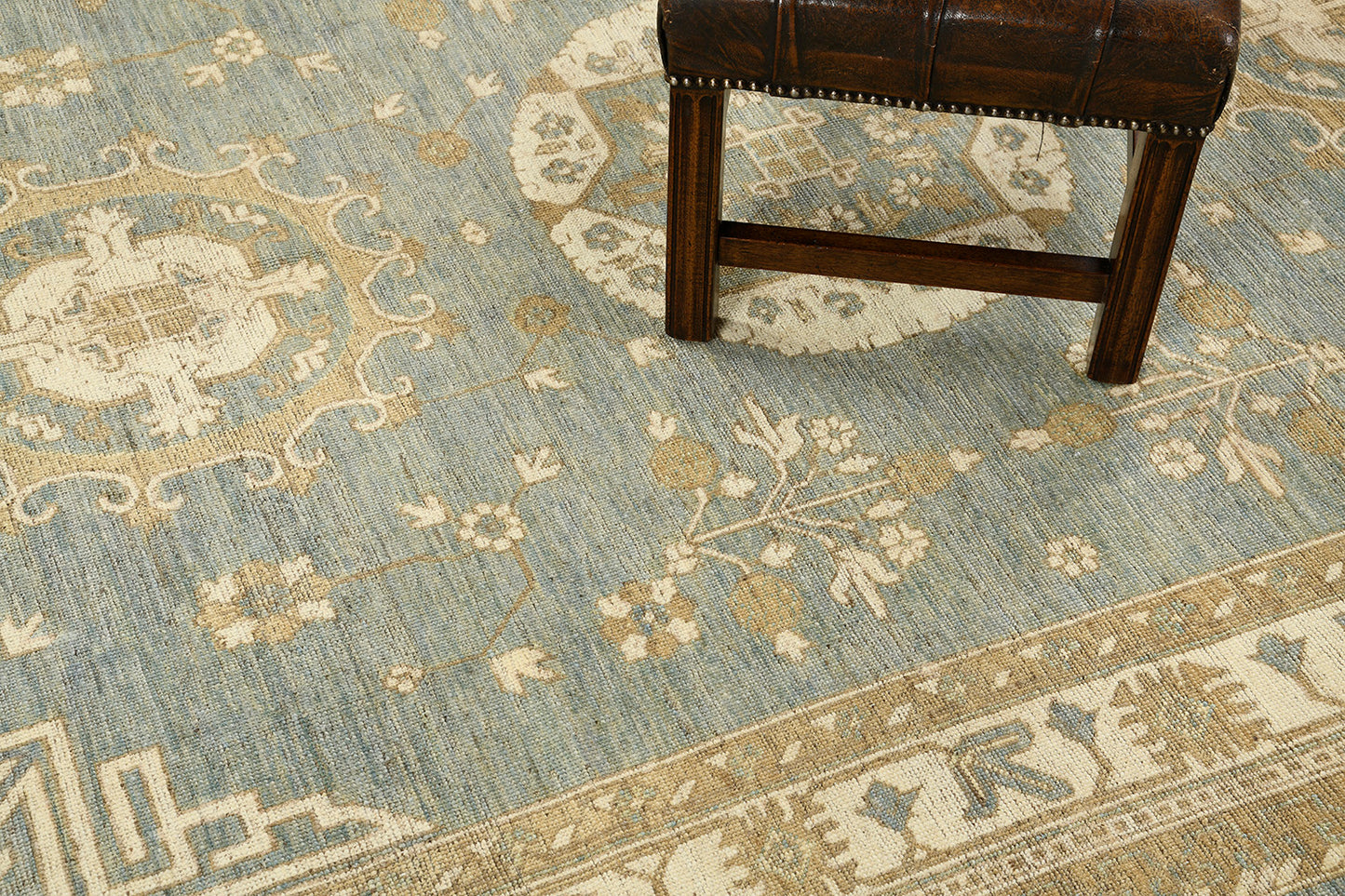 Vintage Style Khotan Revival Rug