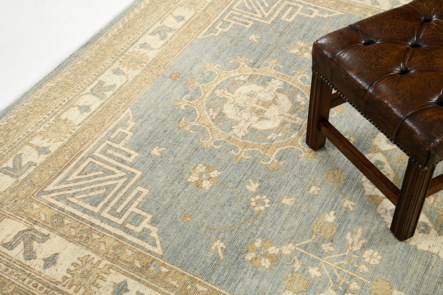 Vintage Style Khotan Revival Rug