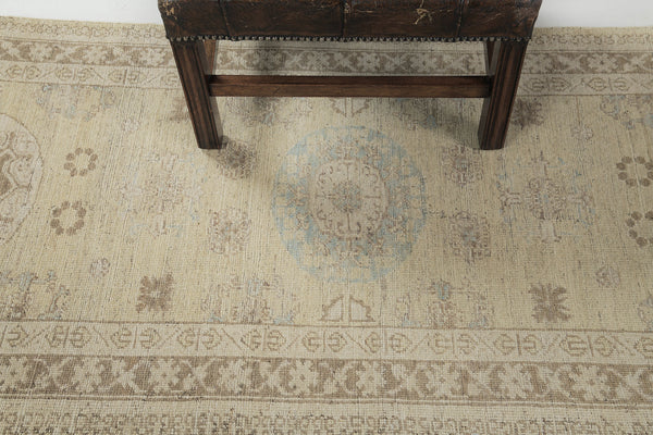 18th Century Khotan Design Revival Runner - 18th-century, East Turkestan Khotan - overhead flat lay view [#3] (2)
