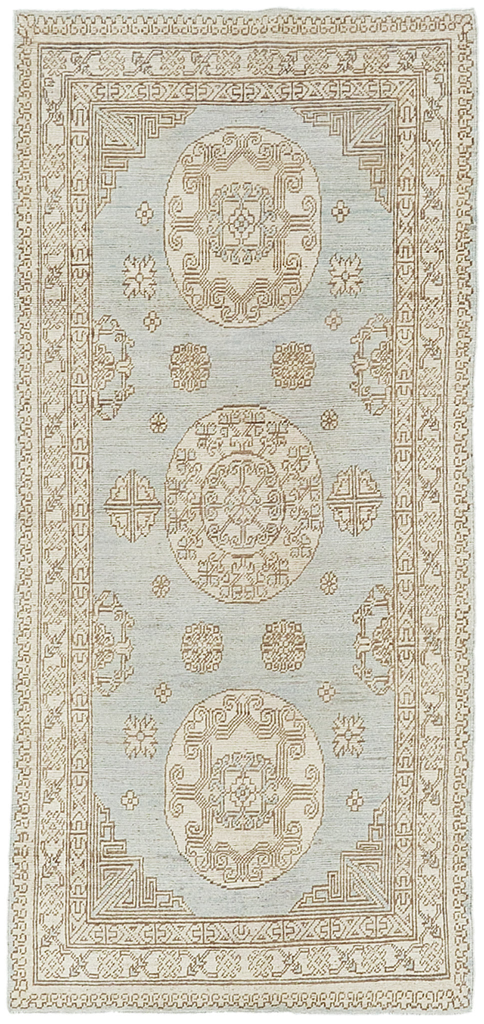 18th Century Khotan Design Revival Runner D5387