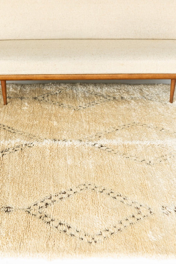 Modern Rug Image 13086 Vintage Moroccan Beni Ourain Tribe Berber Rug