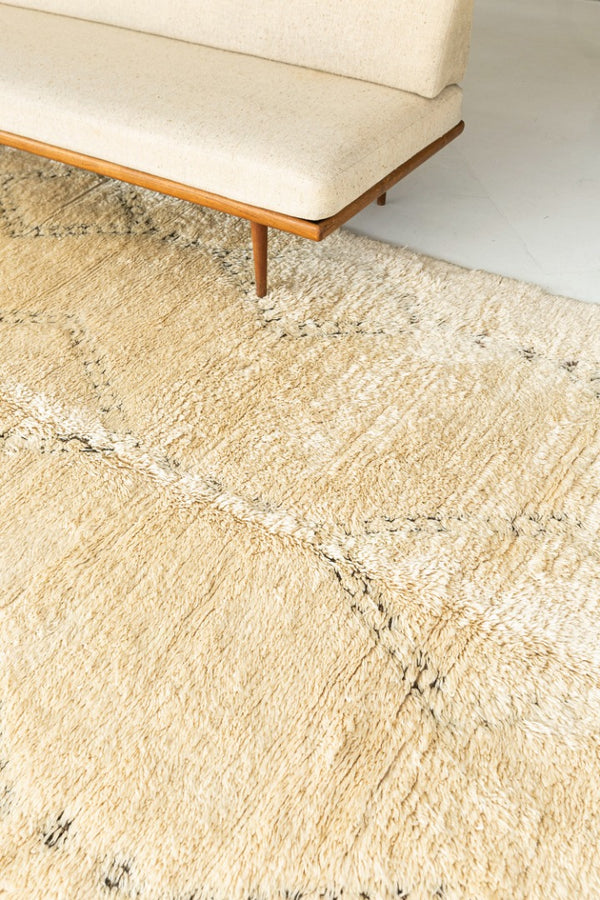 Modern Rug Image 13085 Vintage Moroccan Beni Ourain Tribe Berber Rug